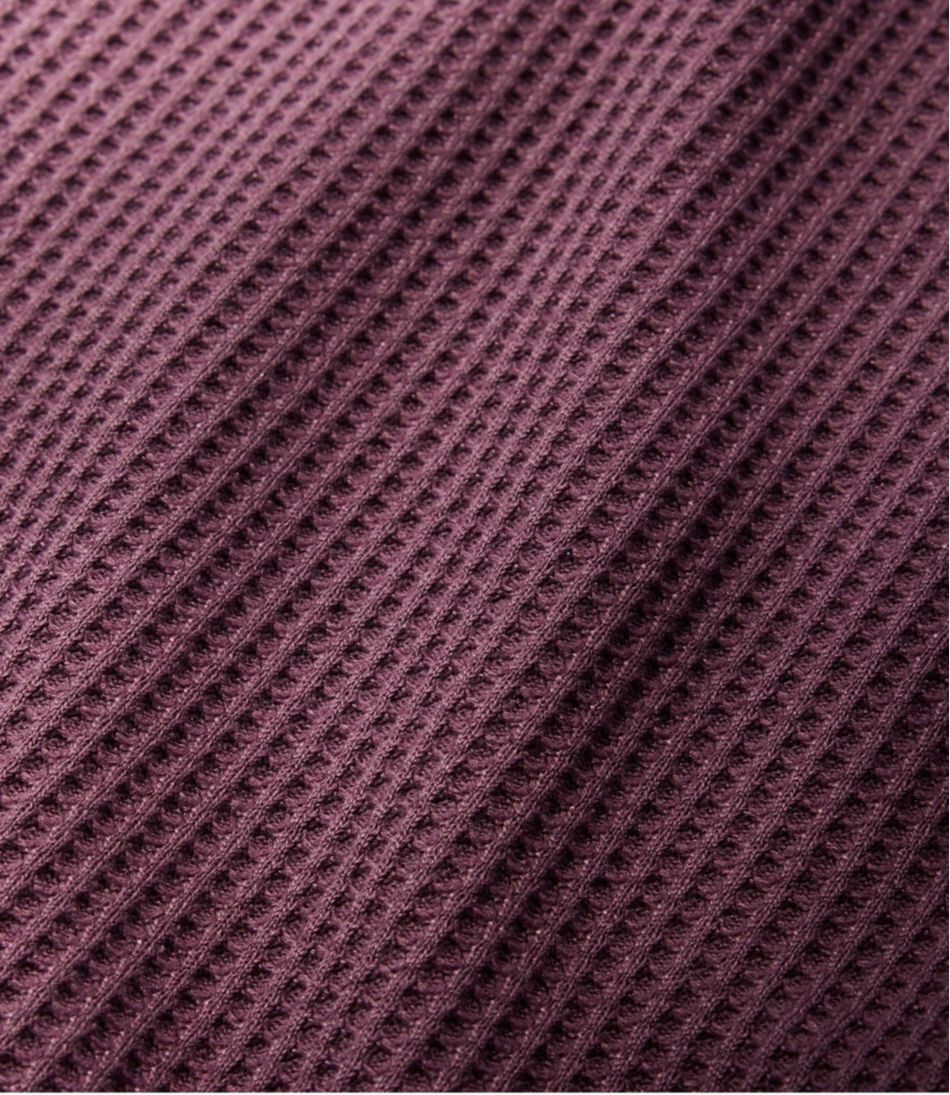 Women's Birchwood Brushed Waffle Top, Crewneck | L.L.Bean online