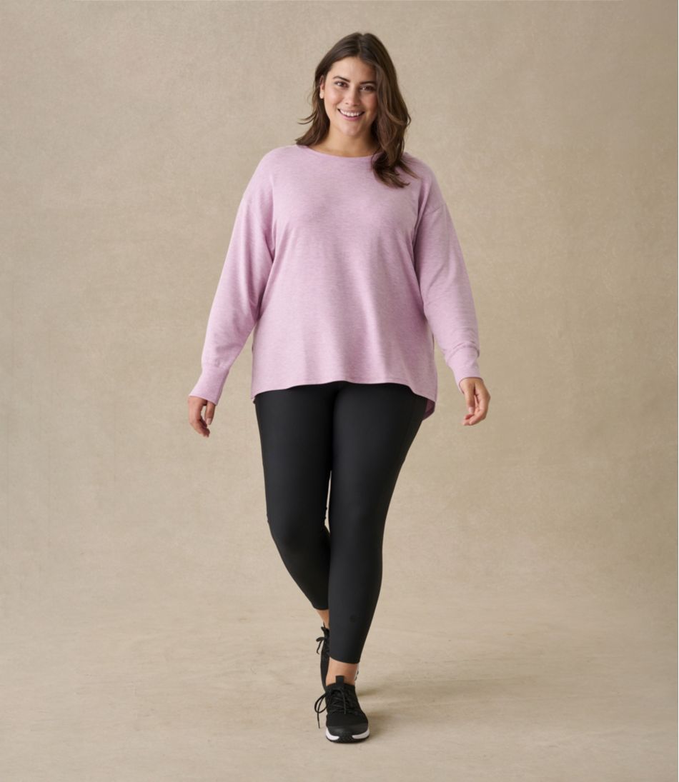 Women's SoftFlex Crewneck Dolman Sleeve Pullover | L.L.Bean online