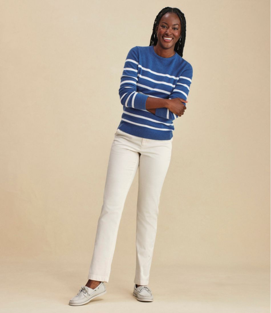 Women's Comfort Stretch Pants, Mid-Rise Straight-Leg Chino | L.L.Bean on sale