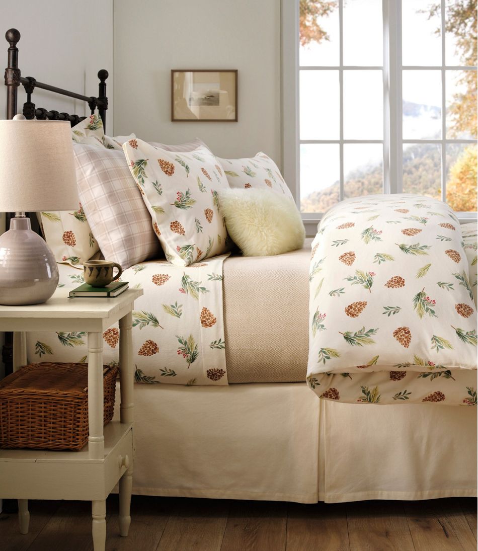 Evergreen Flannel Sheet Collection | L.L.Bean online