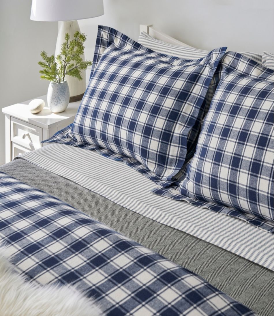 Ultrasoft Comfort Flannel Comforter Cover Collection, Check | L.L.Bean US