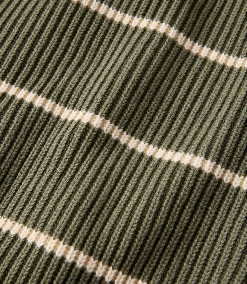 Men's Mariner Rib Crew Sweater, Stripe | L.L.Bean online