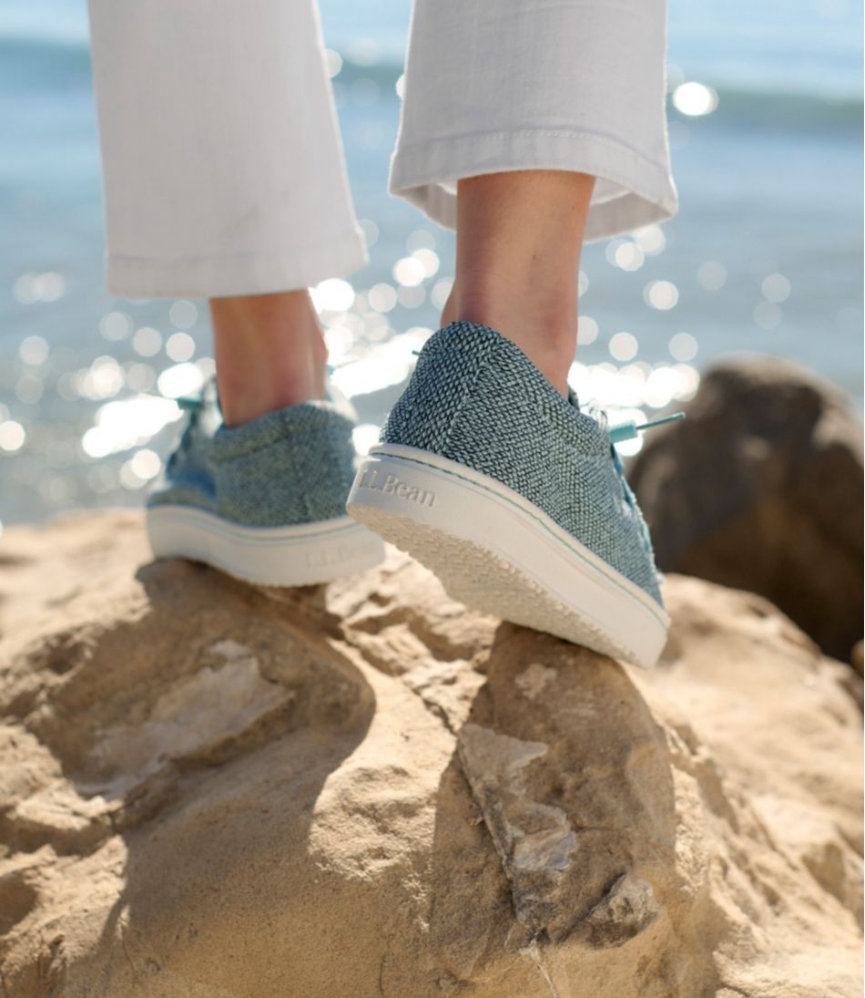 Women's Higgins Beach 4-Eye Slip-Ons, Fabric | L.L.Bean online