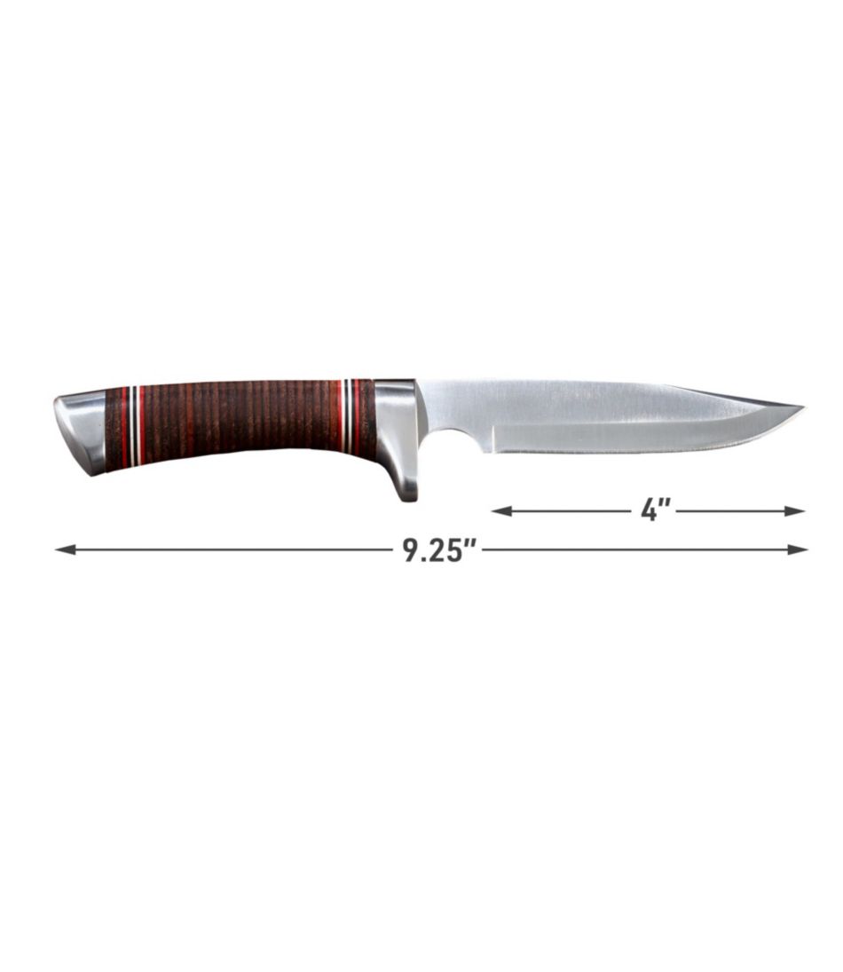 Stacked Leather Hunting Knife | L.L.Bean on sale