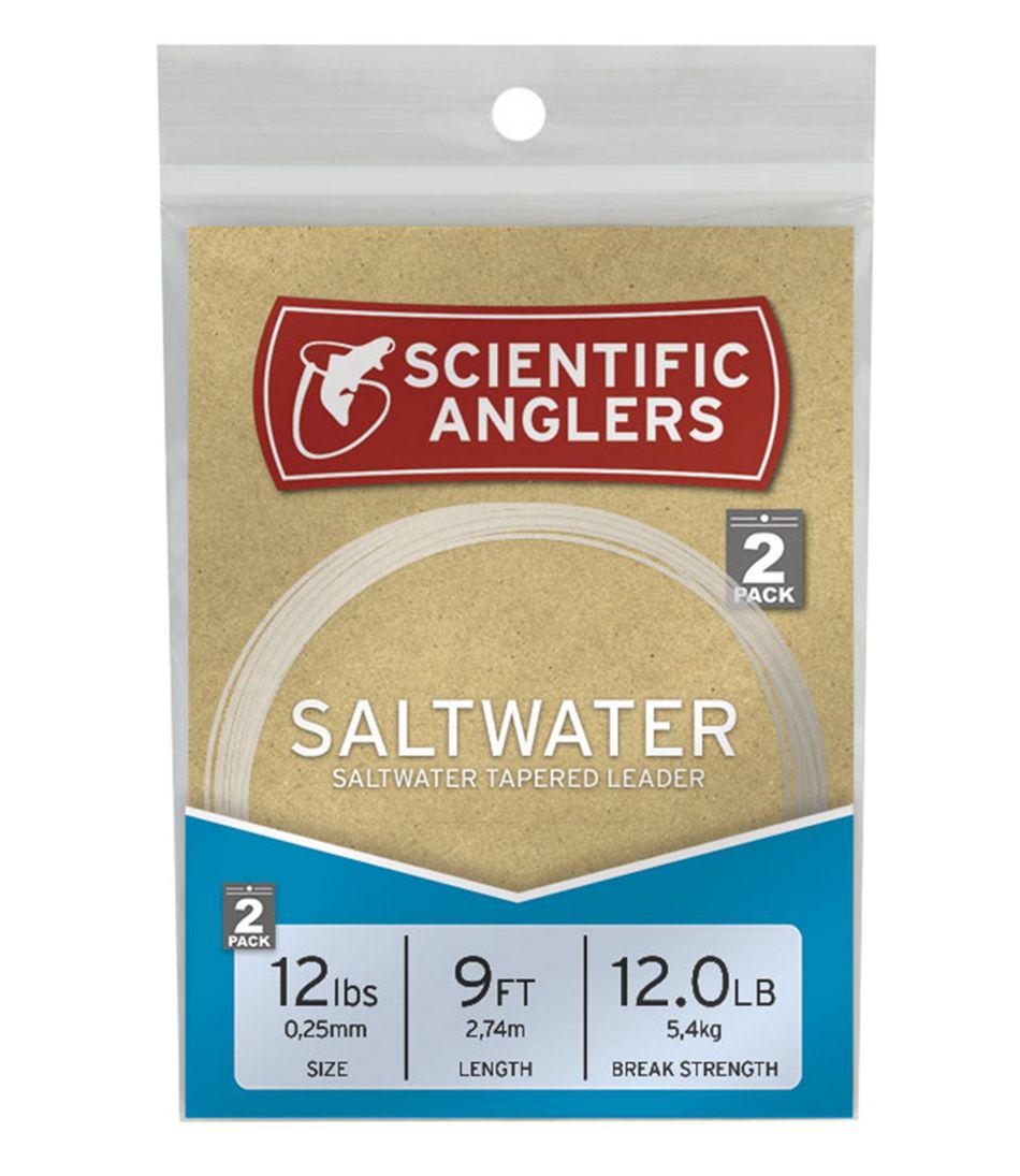 Scientific Anglers Saltwater Nylon Leaders, 9' 2-Pack | L.L.Bean US