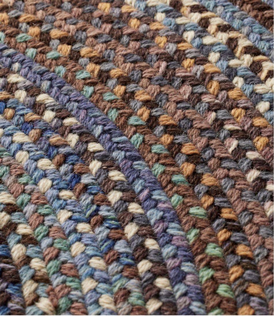 Braided Wool Rug, 6' Diam. | L.L.Bean online