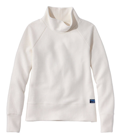 Women's Lakewashed Double-Knit Funnelneck | L.L.Bean sale