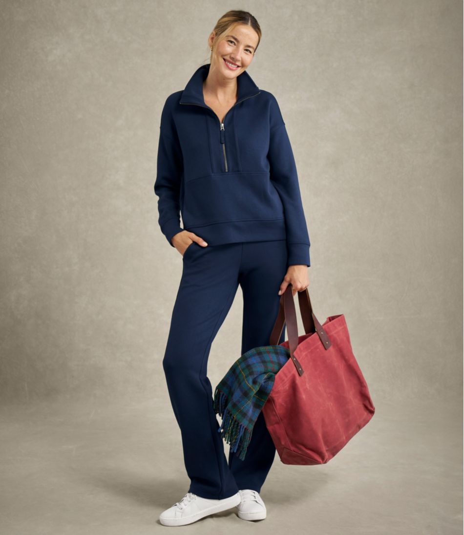 Women's CloudSoft Top, Half-Zip Pullover | L.L.Bean for sale