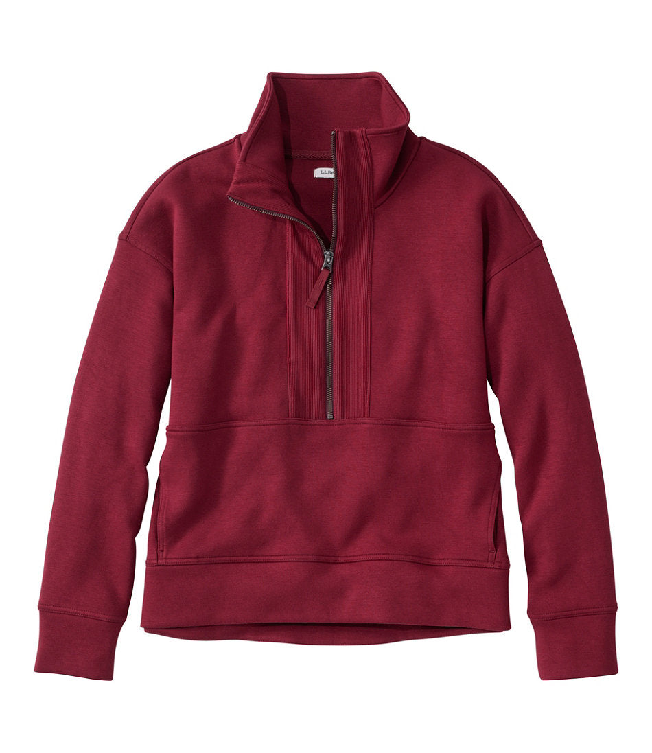 Women's CloudSoft Top, Half-Zip Pullover | L.L.Bean for sale