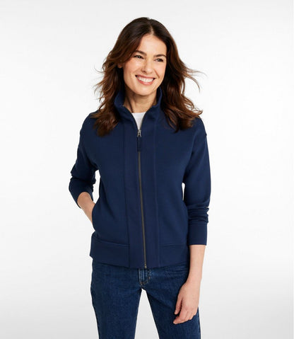Women's CloudSoft Top, Full-Zip | L.L.Bean online