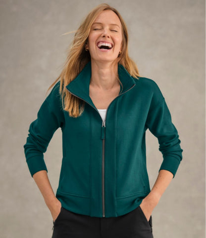 Women's CloudSoft Top, Full-Zip | L.L.Bean online