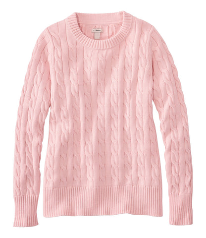 Women's The Original Double L® Sweater, Cable Crewneck | L.L.Bean online