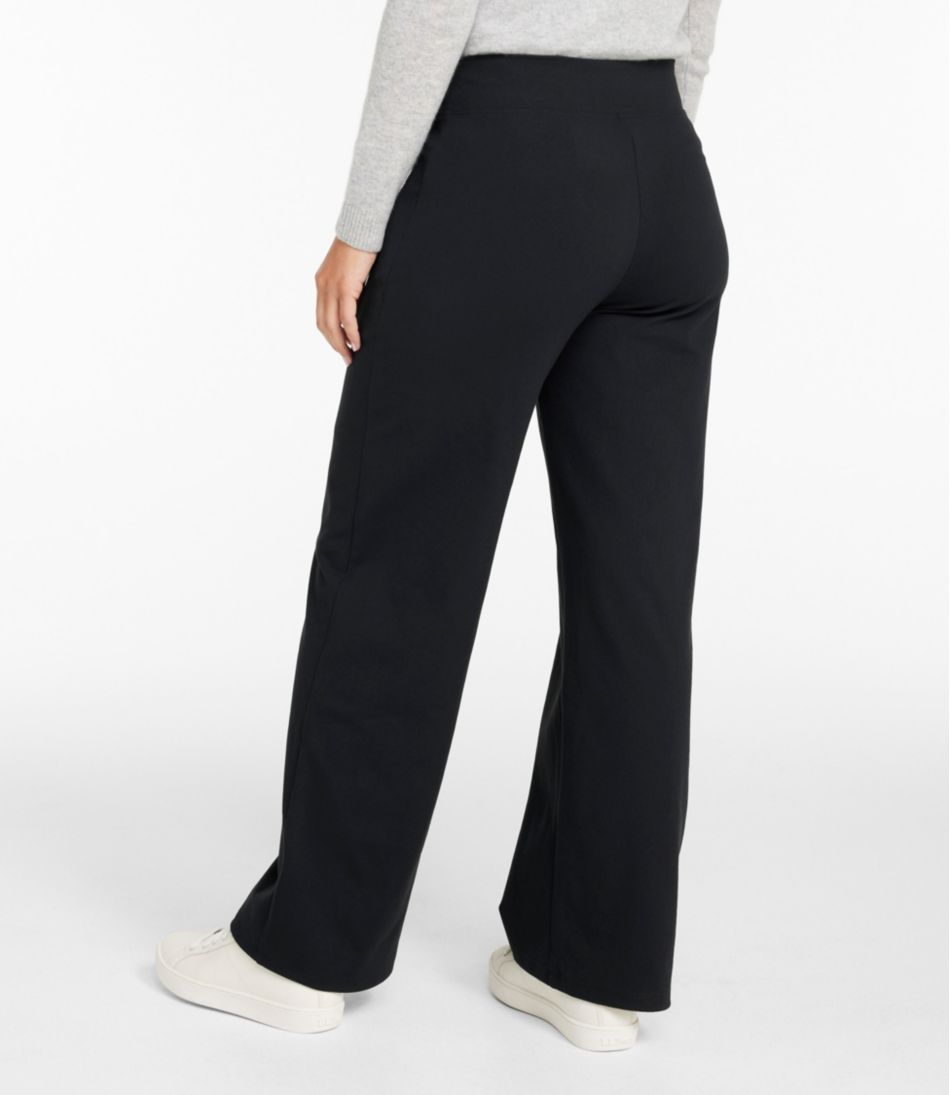Women's Go-Anywhere Pants, High-Rise Wide-Leg | L.L.Bean US