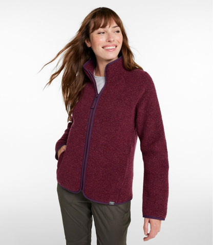 Women's All Season Wool Fleece Full-Zip Jacket | L.L.Bean online