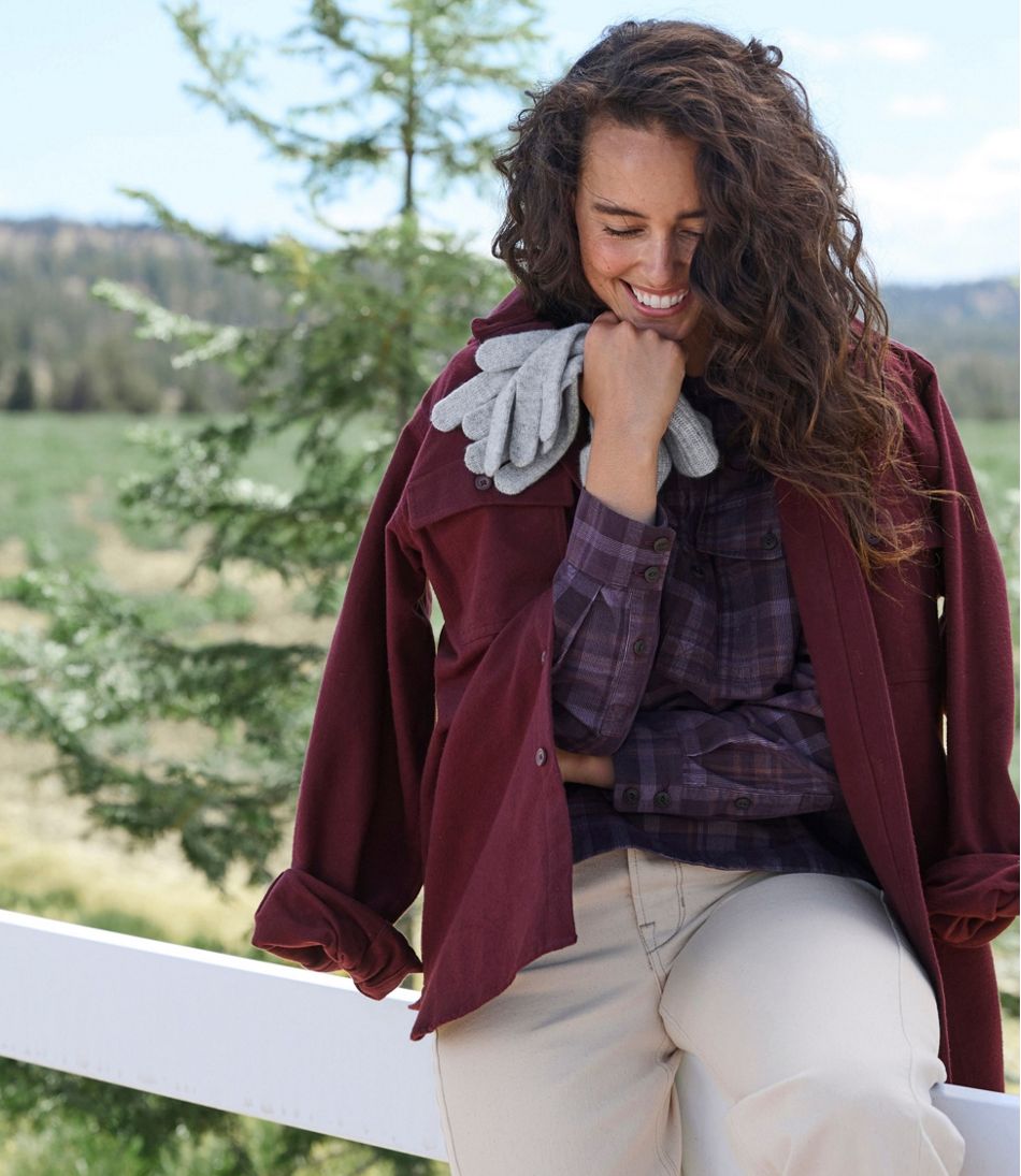 Women's Sunwashed Corduroy Shirt | L.L.Bean US