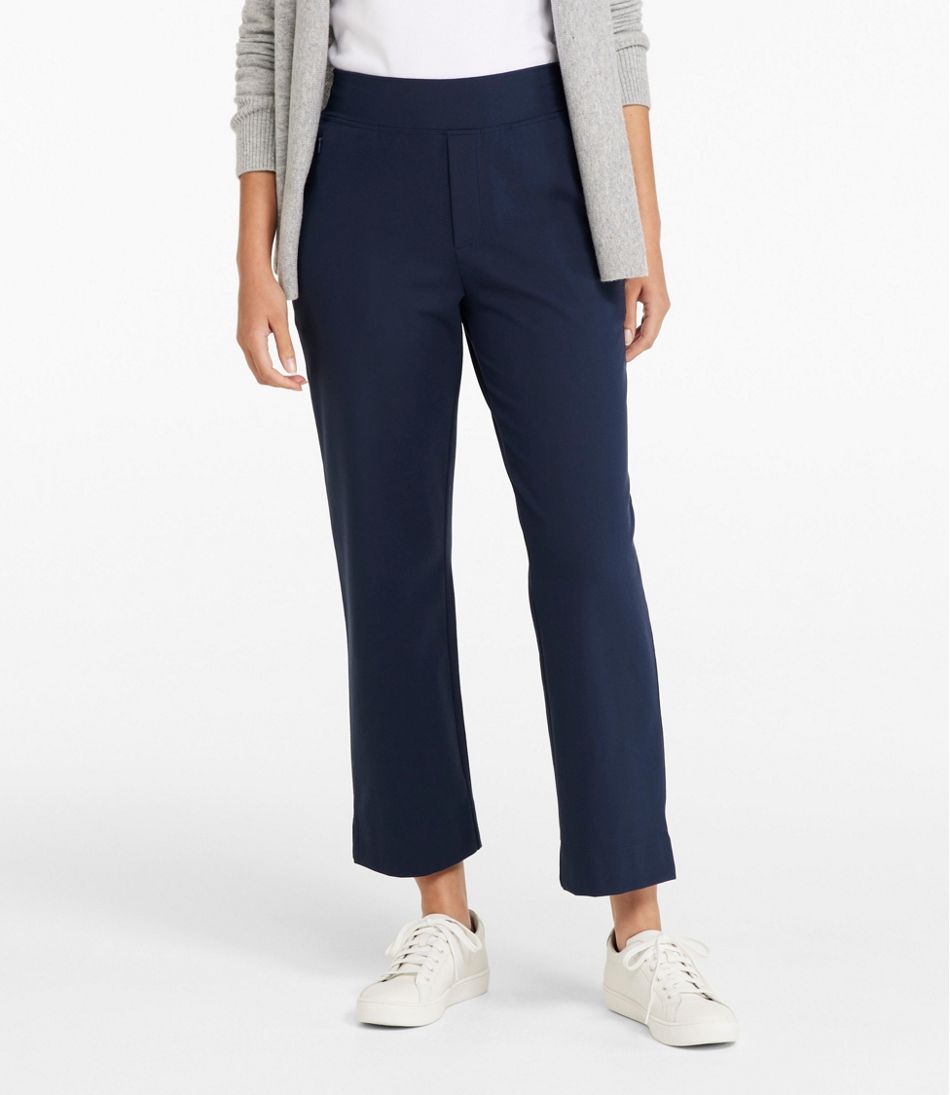 Women's Go-Anywhere Pants, High-Rise Straight-Leg Ankle | L.L.Bean online