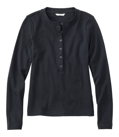 Women's Signature Premium Thermal Tops, Long-Sleeve Henley Shirt | L.L.Bean sale