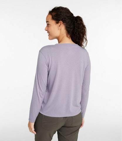 Women's Vista Camp V-Neck Pocket Tee, Long-Sleeve | L.L.Bean US