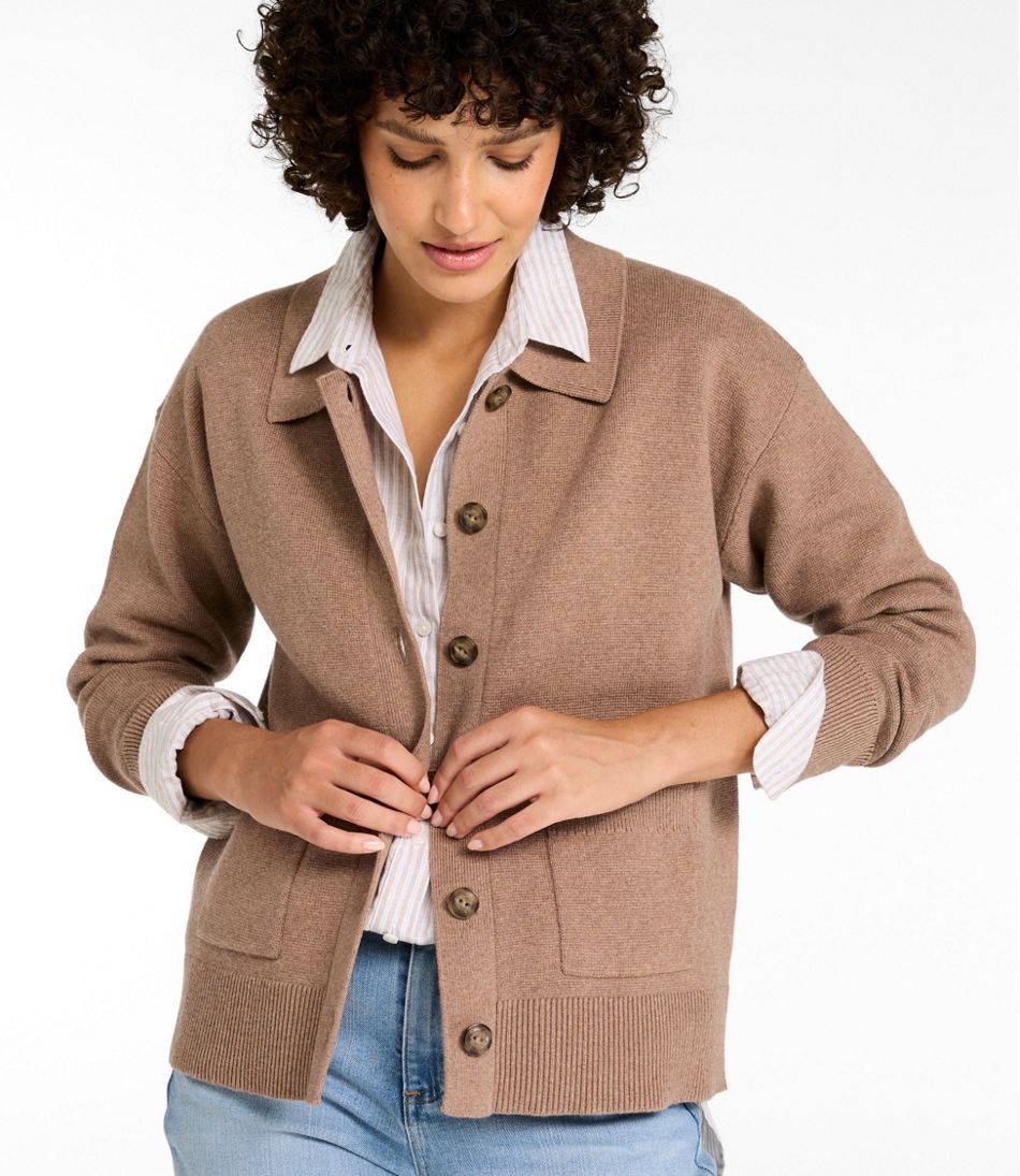 Women's Wicked Soft Cotton/Cashmere Cardigan | L.L.Bean discount