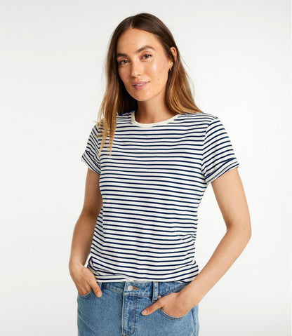 Women's Signature Premium Essential Tee, Short-Sleeve Novelty | L.L.Bean online