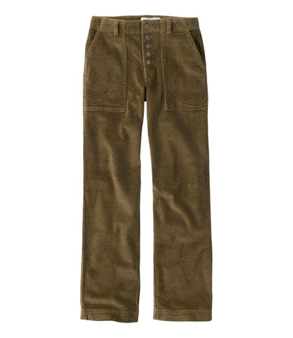 Women's Signature Utility Corduroy Pants, Mid-Rise Straight-Leg | L.L.Bean US