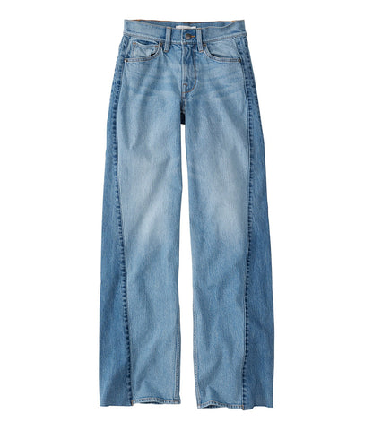 Women's Signature 1912 Premium Jeans, High-Rise Relaxed Wide-Leg | L.L.Bean on sale