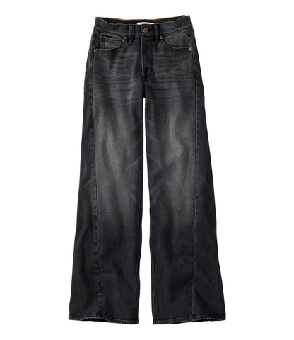 Women's Signature 1912 Premium Jeans, High-Rise Relaxed Wide-Leg | L.L.Bean on sale