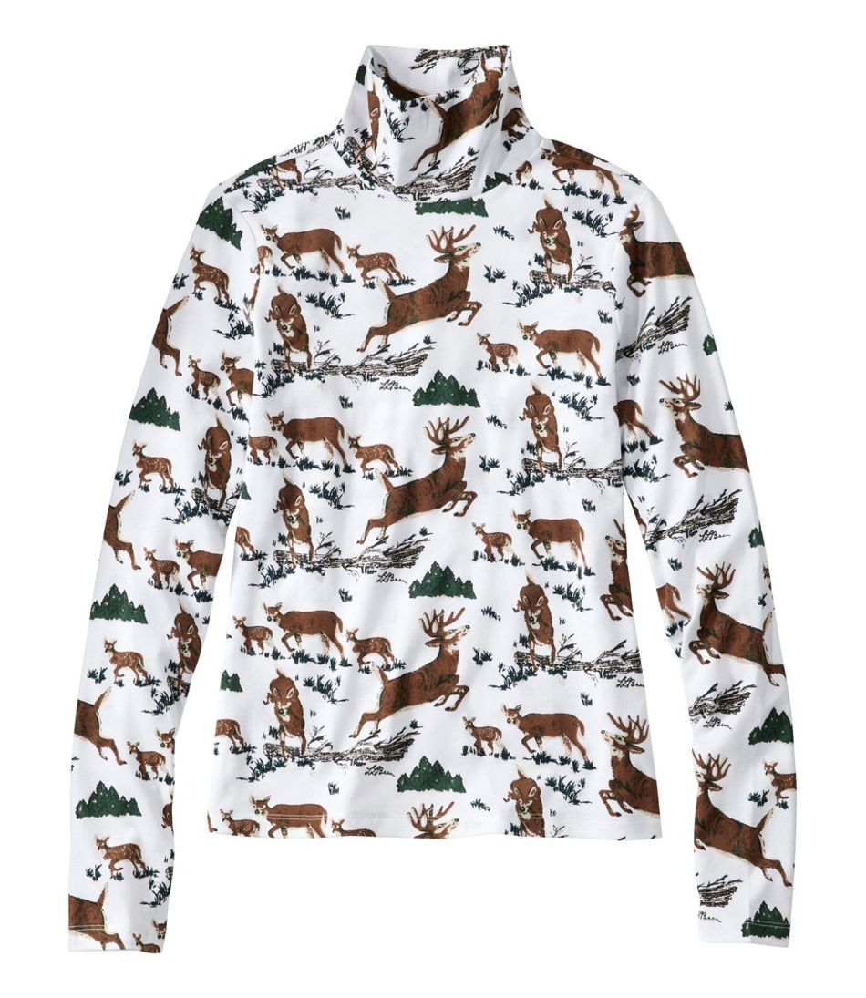 Women's Signature Lightweight Cotton Turtleneck, Novelty | L.L.Bean discount
