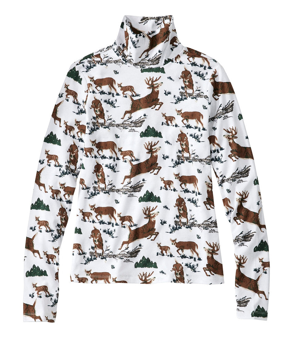 Women's Signature Lightweight Cotton Turtleneck, Novelty | L.L.Bean discount