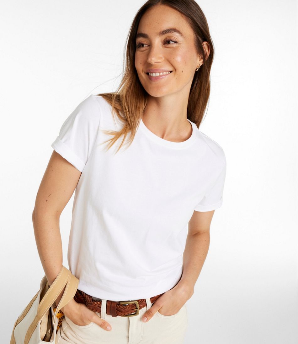 Women's Signature Premium Essential Tee, Short-Sleeve | L.L.Bean online