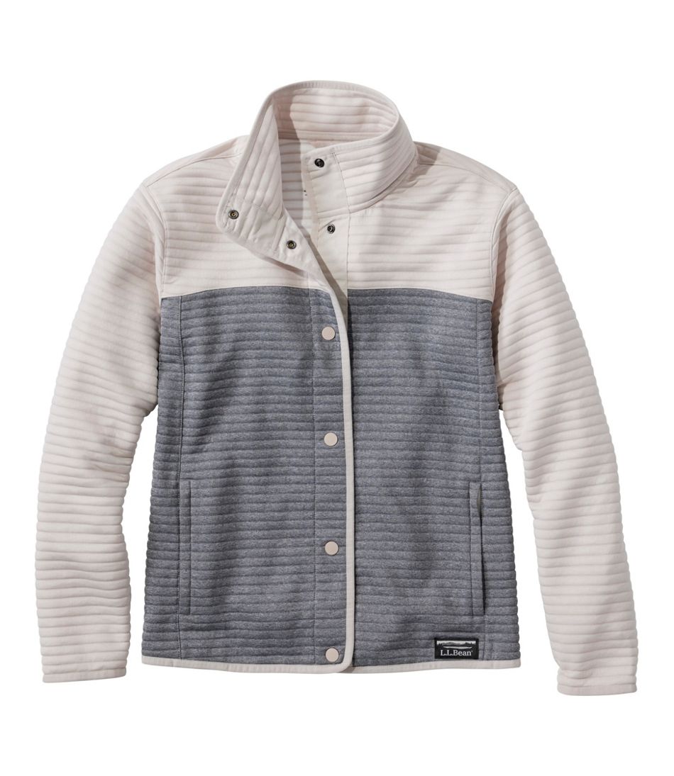 Women's Airlight Snap Front Jacket, Colorblock | L.L.Bean US