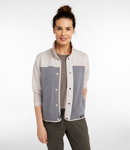 Women's Airlight Snap Front Jacket, Colorblock | L.L.Bean US