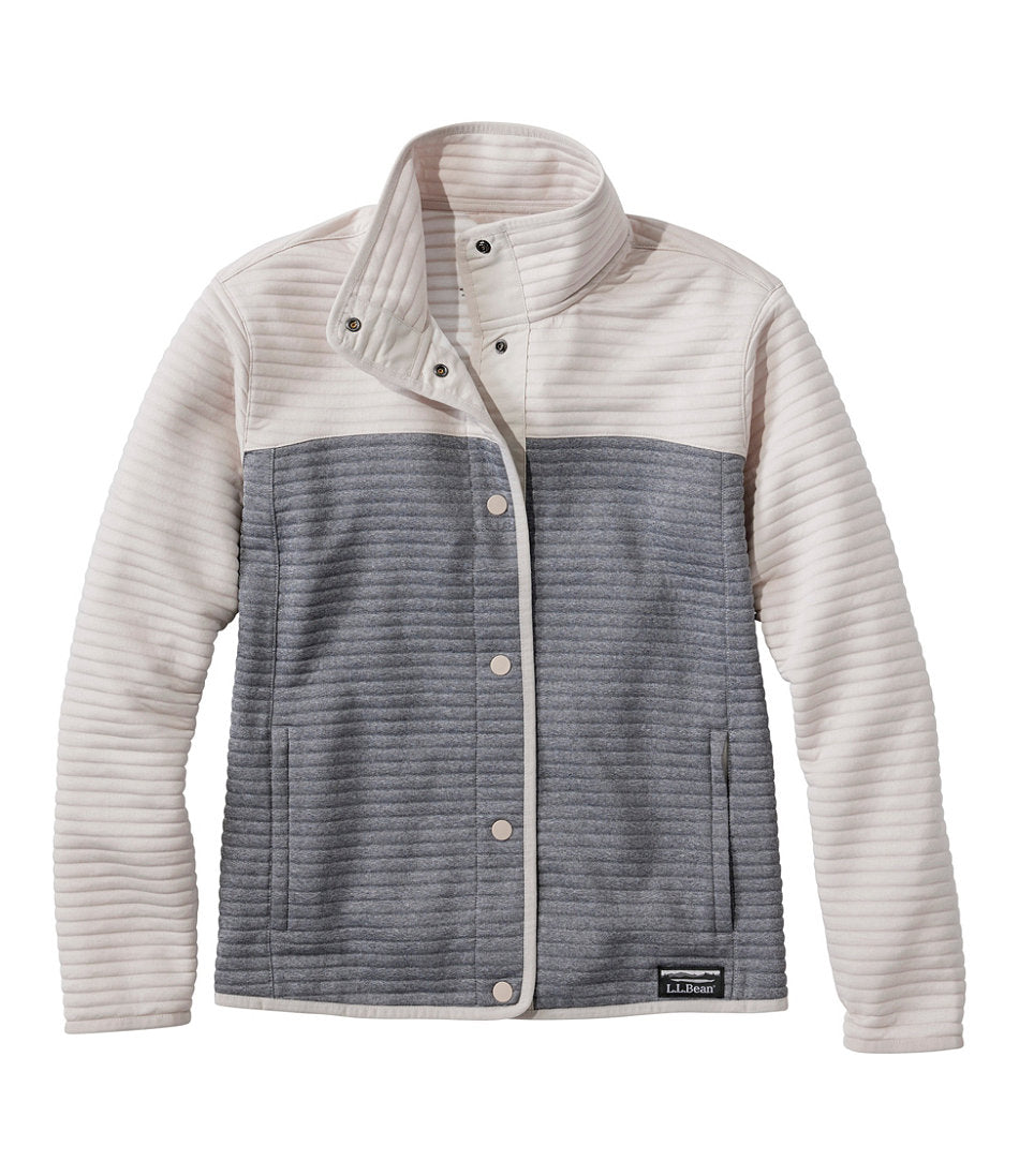 Women's Airlight Snap Front Jacket, Colorblock | L.L.Bean US
