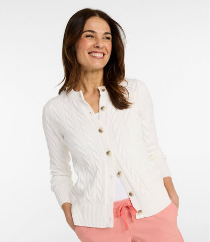 Women's The Original Double L® Sweater, Cable Cardigan | L.L.Bean discount