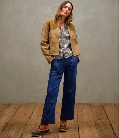 Women's Signature Utility Jeans, Mid-Rise Wide-Leg Ankle | L.L.Bean discount