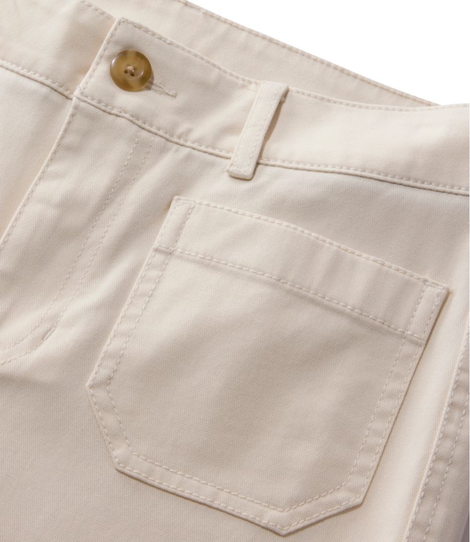 Women's Comfort Stretch Patch Pocket Pants, Mid-Rise Wide Straight-Leg Chino | L.L.Bean online