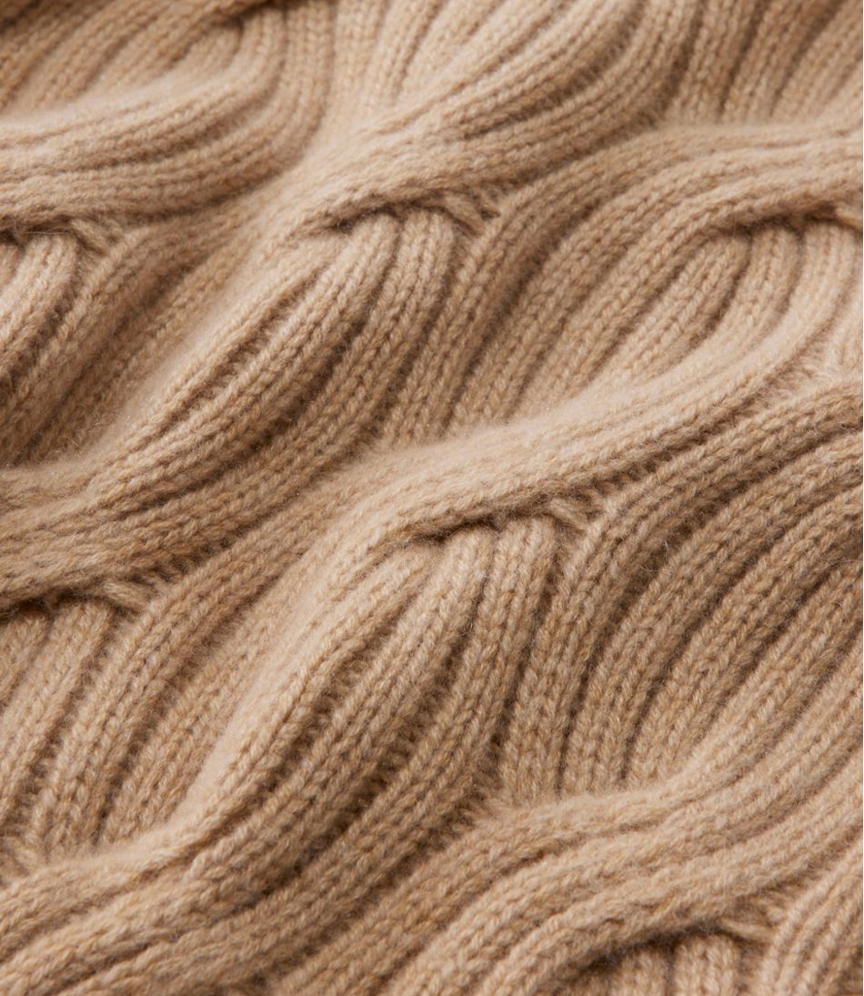 Women's Signature Premium Cashmere Cable Sweater, Crewneck | L.L.Bean online
