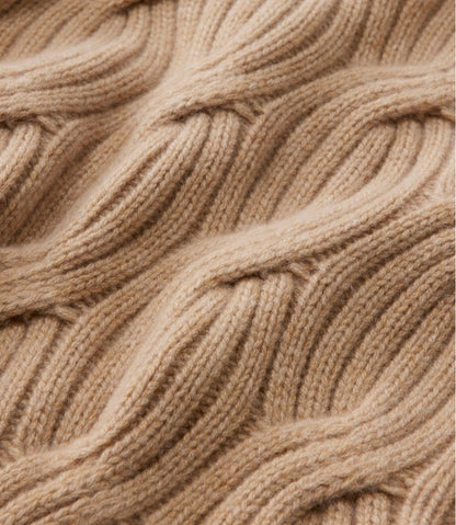 Women's Signature Premium Cashmere Cable Sweater, Crewneck | L.L.Bean online