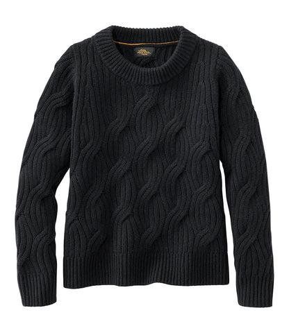 Women's Signature Premium Cashmere Cable Sweater, Crewneck | L.L.Bean online