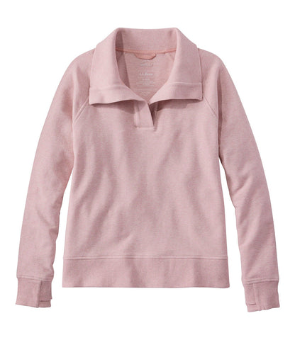 Women's Bean's Cozy Splitneck Pullover Sweatshirt | L.L.Bean for sale