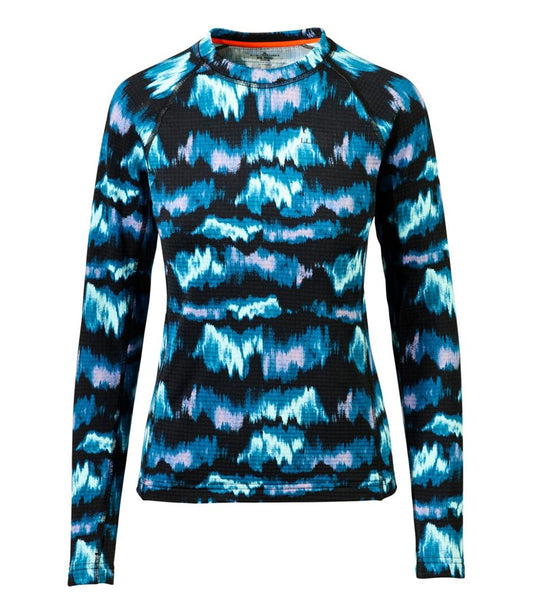 Women's Heavyweight Base Layer Crew Top, Print | L.L.Bean on sale