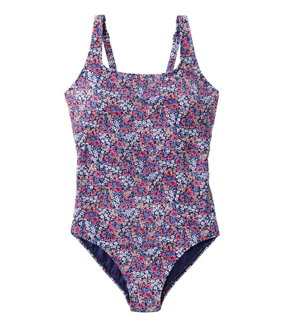 Women's Coastal Essential Scoop Tanksuit, Print | L.L.Bean sale