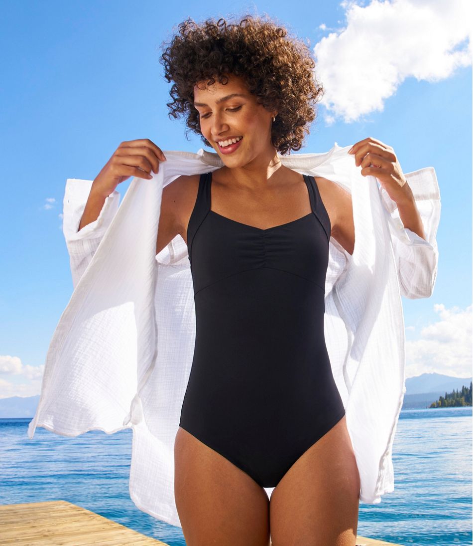 Women's Shaping Sweetheart Tanksuit | L.L.Bean online