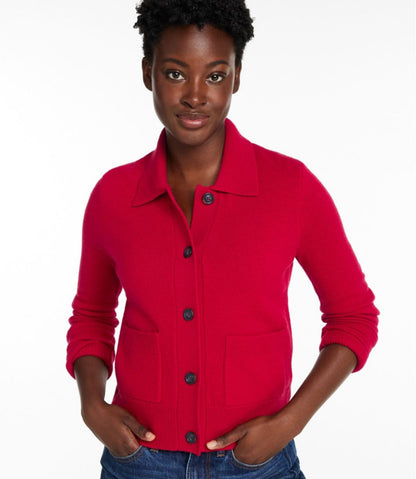 Women's Signature Camp Merino Wool Sweater, Cardigan | L.L.Bean US