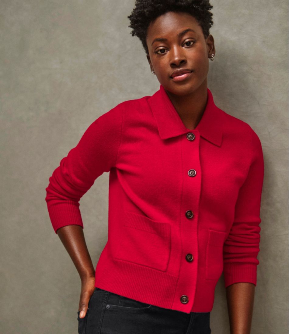 Women's Signature Camp Merino Wool Sweater, Cardigan | L.L.Bean US
