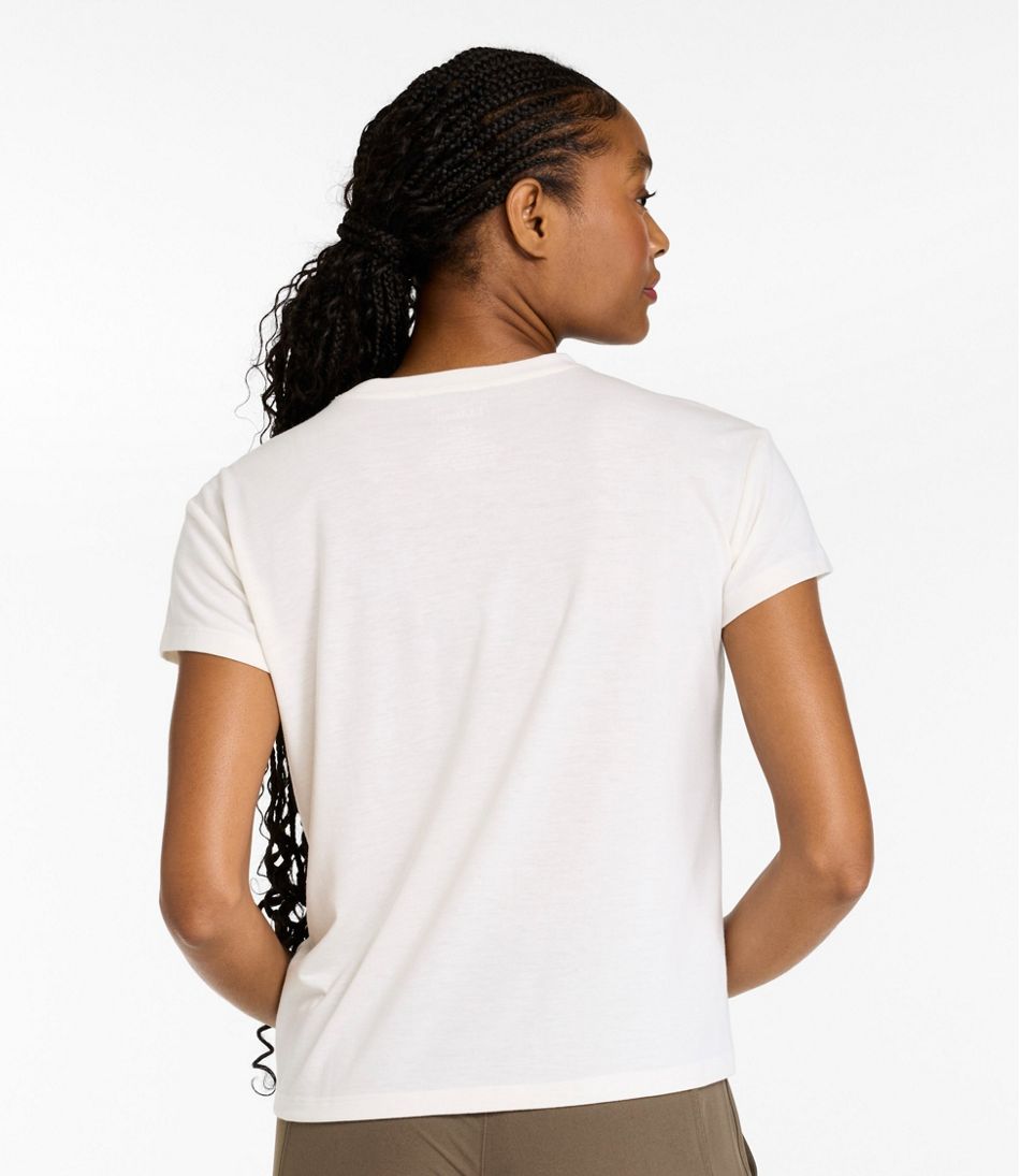 Women's Mountainside Crewneck Tee, Short-Sleeve | L.L.Bean online