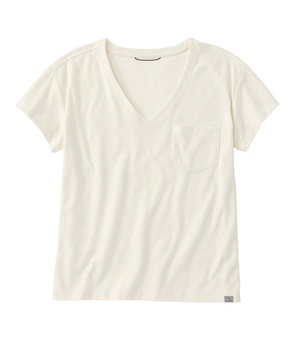 Women's Mountainside V-Neck Pocket Tee, Short Sleeve | L.L.Bean US