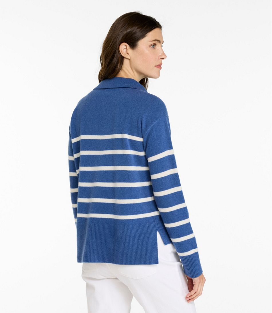 Women's Classic Cashmere Sweater, Relaxed Polo | L.L.Bean discount