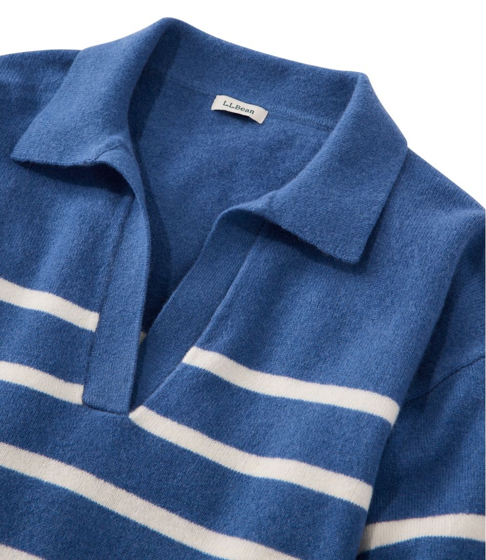 Women's Classic Cashmere Sweater, Relaxed Polo | L.L.Bean discount