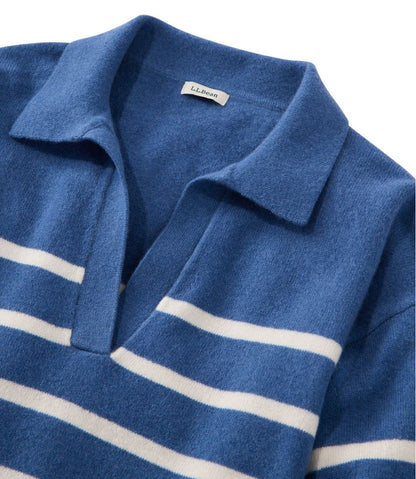 Women's Classic Cashmere Sweater, Relaxed Polo | L.L.Bean discount
